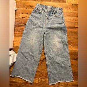 Fiorucci wide leg jeans size 25